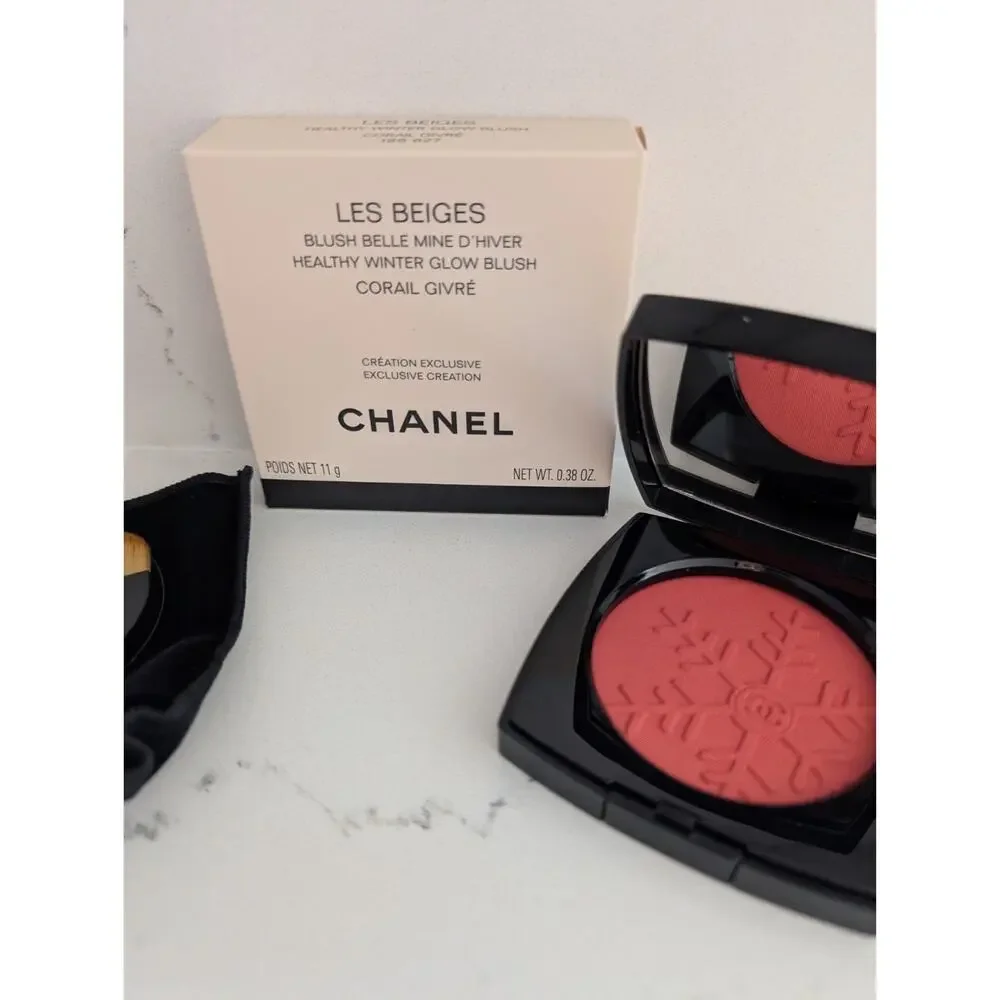 NIB Chanel Les Beiges Healthy Winter Glow Blush CORAIL GIVRÉ Limited 2024